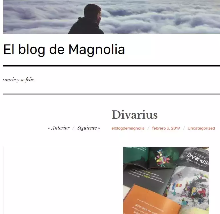 Entrevista en “ El Blog de Magnolia” 18.4.19