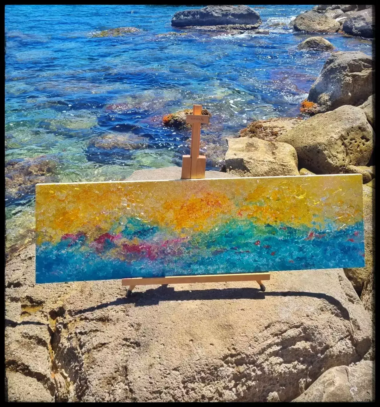 Quadre pintura - “ Un mar de luces”-