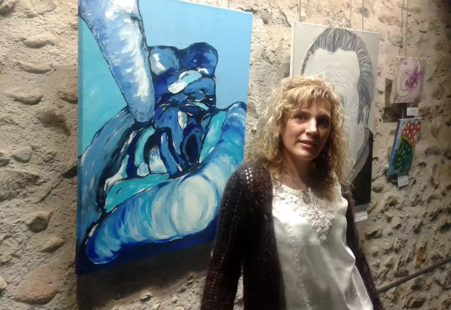Exposició la Microgallery Girona.Març 2019.Meritxell Jiménez Morales. Expressionisme abstracte. Expressionism.Expresionismo.